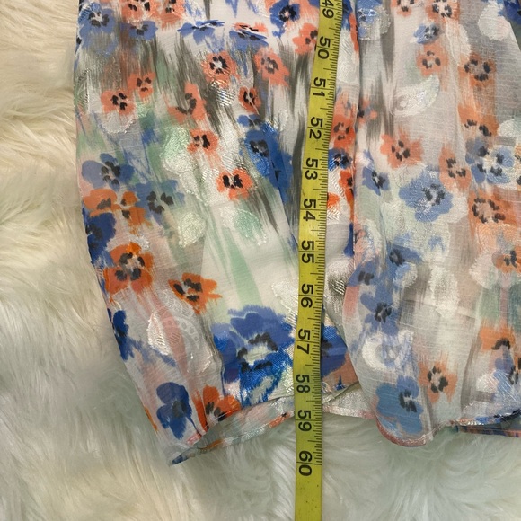 #301 Tanya Taylor Lorena Floral Ruffle Maxi Dress size 6 NWT - Picture 9 of 12